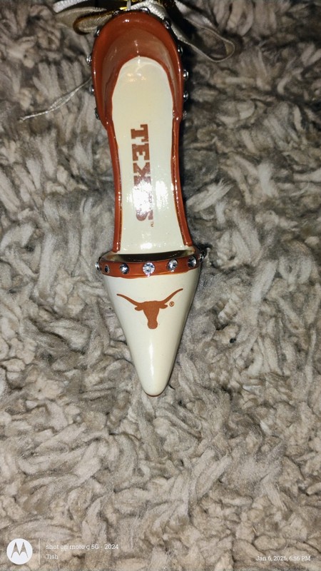 University of TexasHigh Heel Christmas Ornament