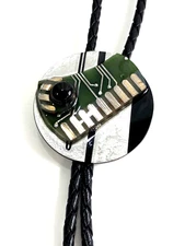 Circuit Board Bolo Tie Adjustable Slide Marion C. Martinez Artisan - NWT