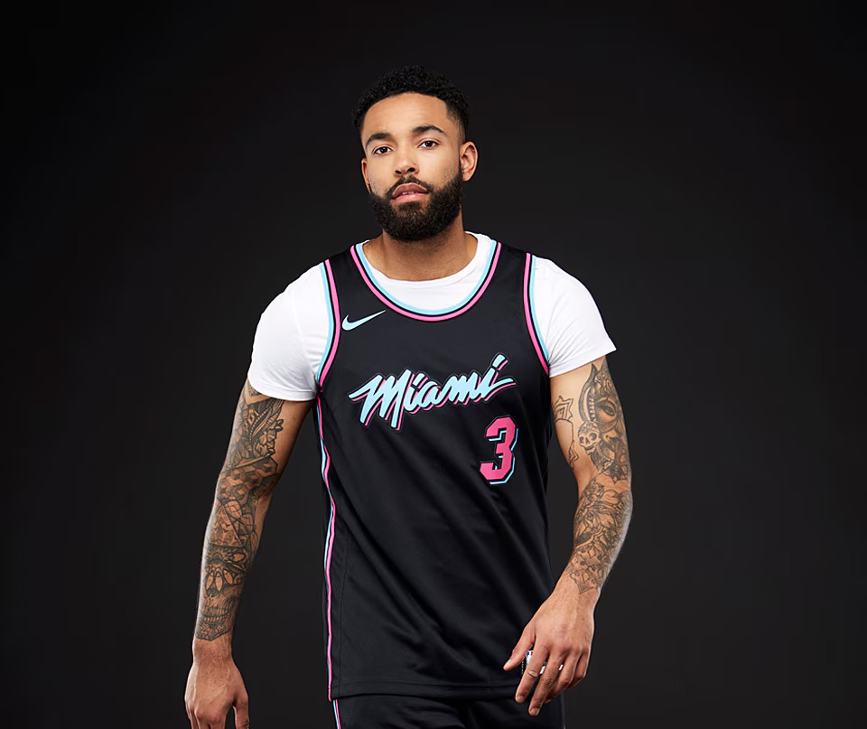 Nike Nba Miami Heat Dwyane Wade Vice City Edition - Size 44