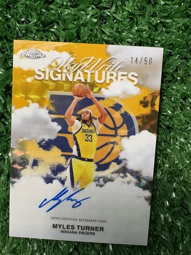 2025 Topps Chrome Myles Turner Sky Write Signatures (RAW)