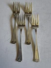 Gorham Etruscan SET of 4 Salad Forks 6 1/4" Sterling Silver 4.90 No Mono