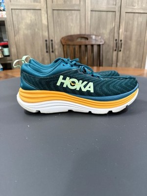 Hoka Gaviota 5 Size 11D Deep Lagoon Sherbet Running Shoes