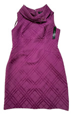 Tahari ASL Dress For Women Purple Petit