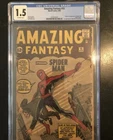 Marvel Comics Amazing Fantasy #15 CGC 1.5 1962 First Spider-Man Appearance