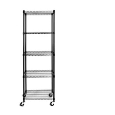 UltraDurable NSF-Certified 5-Tier Heavy Duty Steel Wire Shelving Rack, 24"W x...