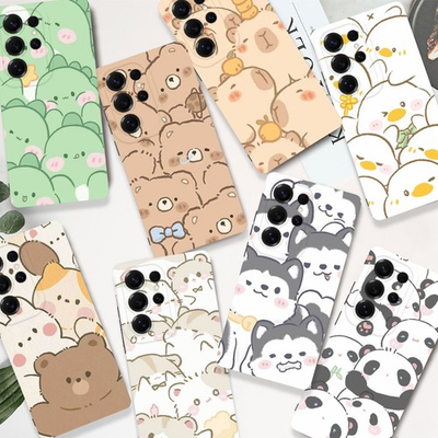 #ad Animals Silicone Phone Case Shockproof Cover For Samsung S24 S25 S23 S22 A16 A36 $9.97