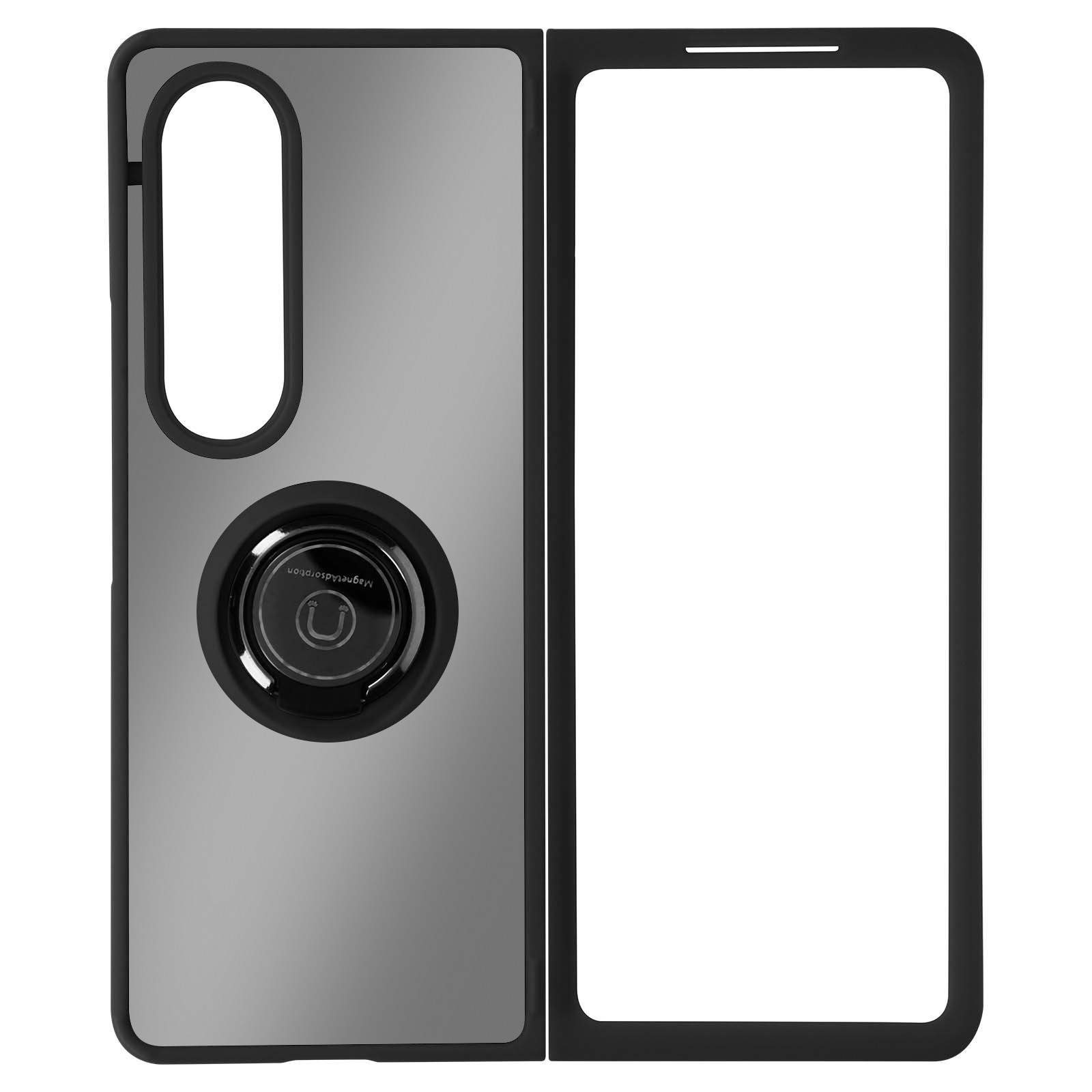 Coque Galaxy Z Fold 4 robuste en silicone et polycarbonate de qualité