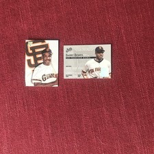 2 Barry Bonds Studio Cards: 1993 Leaf- 1995 Donruss Platinum  SF Giants