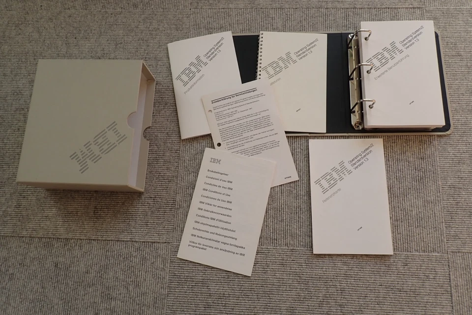 IBM Operating System/2 OS/2 Standardversion 1.3 mit Disketten - Bild 3 von 4