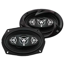 POWER ACOUSTIK EF-694 6x9" 300W RMS EF SERIES 4-WAY CAR COAXIAL SPEAKER SYSTEM