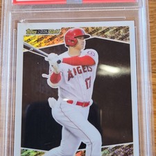 2021 Topps Chrome Update Black Gold Shohei Ohtani Angels PSA 8 