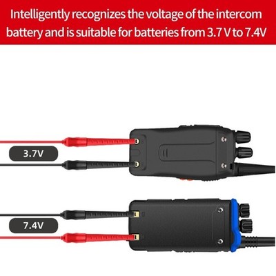 Positive Negative Battery Cable for Two Way Radio Contact Refill