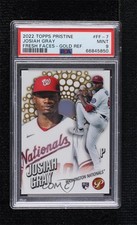 2022 Topps Pristine Fresh Faces Gold Refractor 45/50 Josiah Gray PSA 9 MINT 12hh