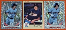 3) 1983 Fleer FRANK VIOLA Rookie (2) 2014 Clint Frazier SILVER ICE RC $1.49 SHIP