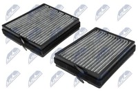 NTY Innenraumfilter FCF-ME-037C Aktivkohlefilter FüR Mercedes Klasse W203 Model