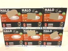 6PK Halo RL 5 in/6 in. 2700K-5000K White Remodel Recessed LED Kit Selectable CCT