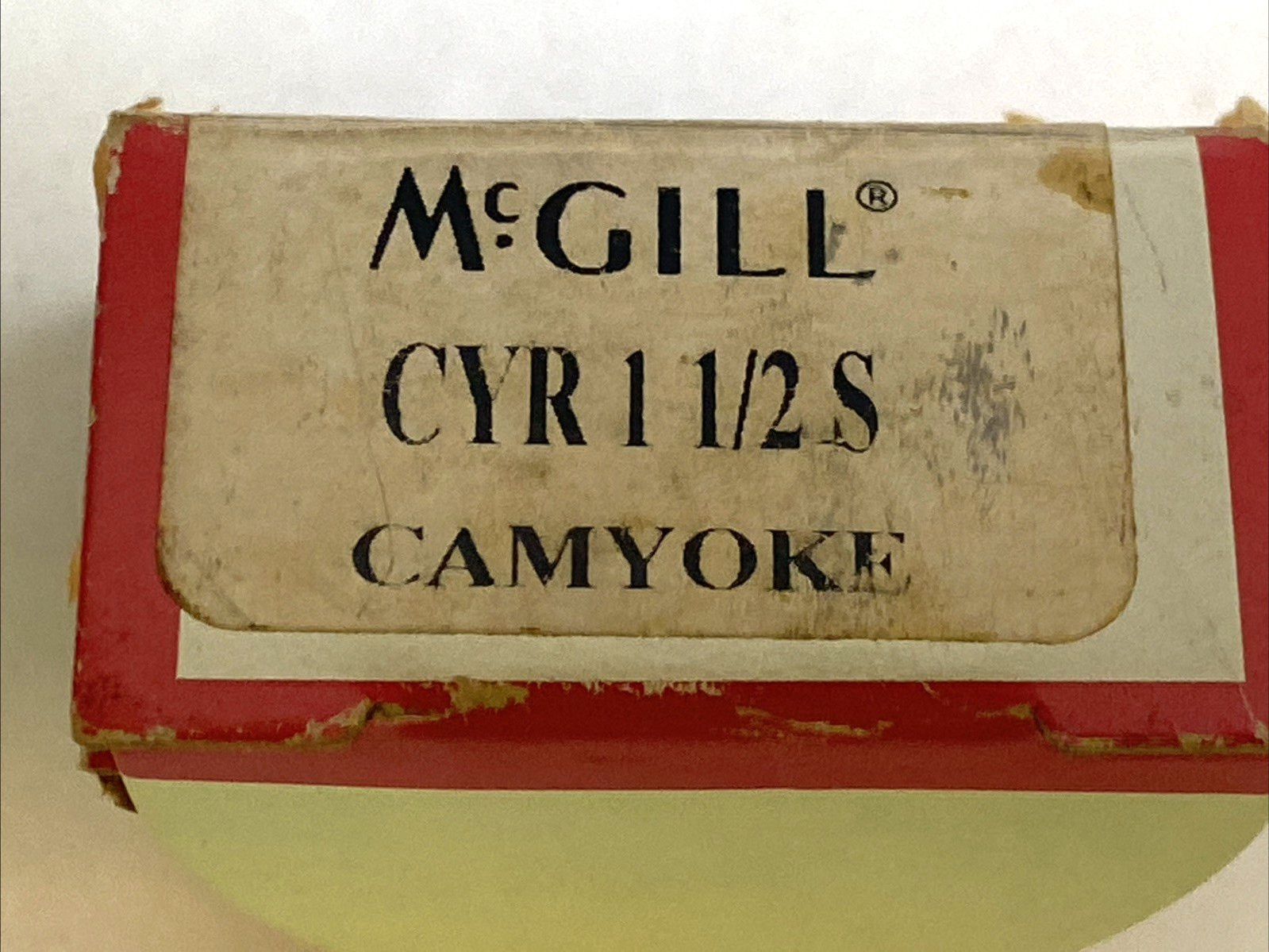 McGill CYR 1 1/2 S CAMROL Yoke Type Cam Follower 1.5" Roller 7/16" Bore Sealed