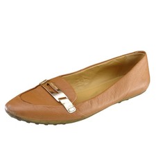 Coach Size 6 B Brown Loafer Shoes Leather Women Ruthie