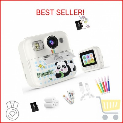 Kids Camera Instant Print,1080p Hd Video and Children Toy for Girls Boys, Instan