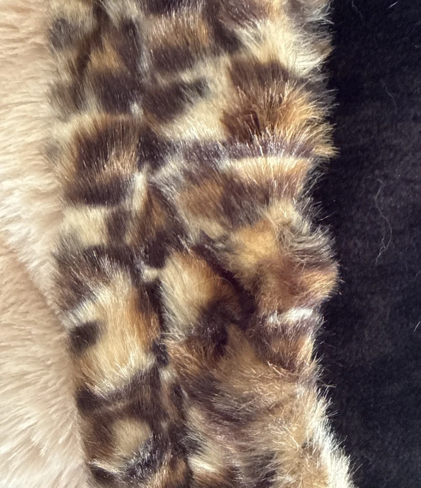 Рождественский леопард черная шляпа один размер подходит для всех винтажный - Изображение 2 из 3