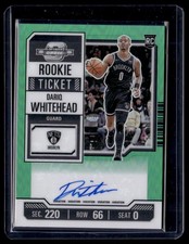 2024-25 Panini Contedners Optic Rookie Ticket Dariq Whitehead Rookie Auto
