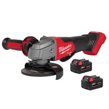 Milwaukee 2880-20 M18 18V Cordless Angle Grinder 48-11-1852 Battery - 2 PK