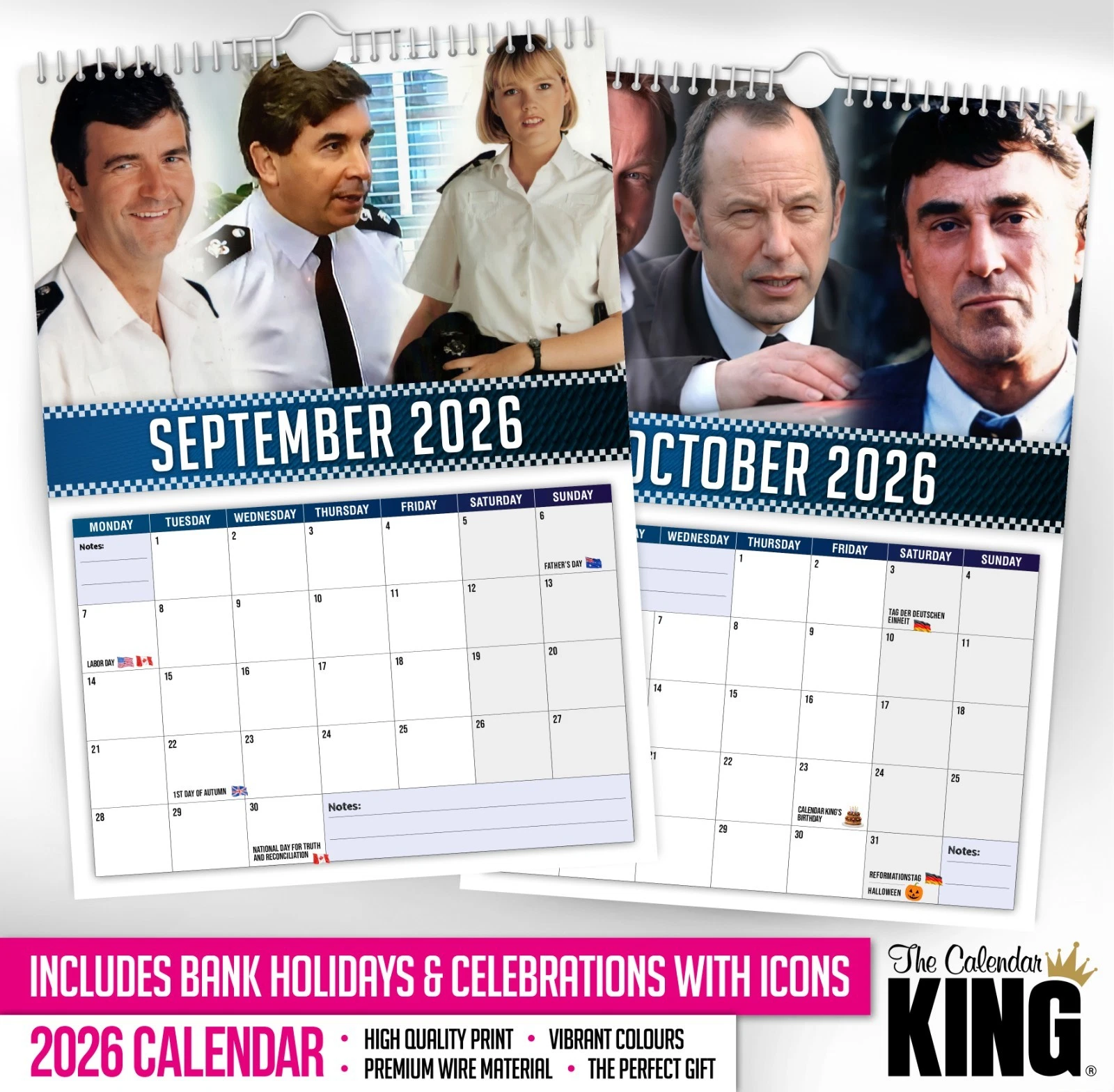 2026 Calendar - The Bill - Nostalgic / Gift / Present / Christmas