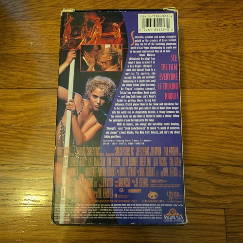Showgirls (VHS NC-17 Rating) Elizabeth Berkley/. Gina Gershon MGM - 第 2/4 張圖片