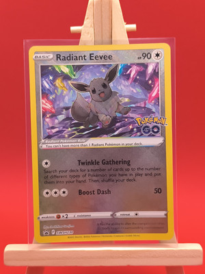 Radiant Eevee SWSH230 Pokémon GO Ultra Rare Holo Shiny Promo