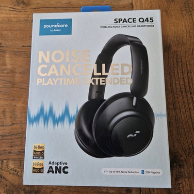 soundcore by Anker Space Q45 Over-Ear ANC Bluetooth Hi-Res faltbar Schwarz