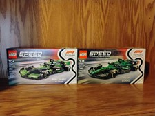 SEALED LEGO SPEED CHAMPIONS: Kick Sauber F1 Team C44 Race Car (77247) AND 77245
