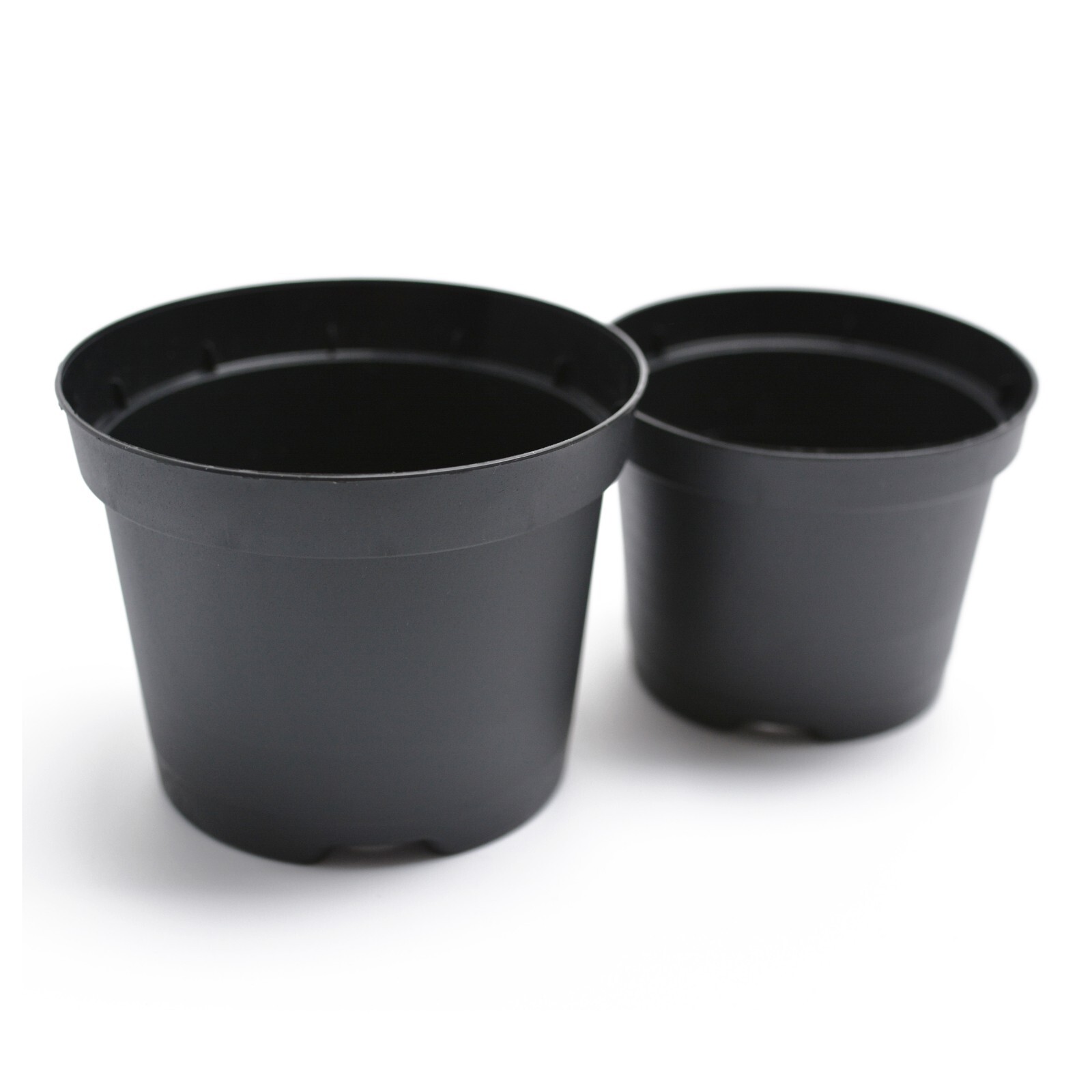 5 Selbstbewässernde Blumentöpfe Rund, Weiß, Für Sukkulenten & Kleine Pflanzen, Inkl. Baumwoll-Docht, 11 Cm