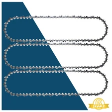 3 Pack 20" Full Chisel Chainsaw Chain for Husqvarna 455 Rancher - 3/8" .050" 72 