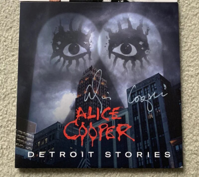 Alice Cooper Signed LP Detroit Stories New VIP Swag Promo Meet Greet Vinyl