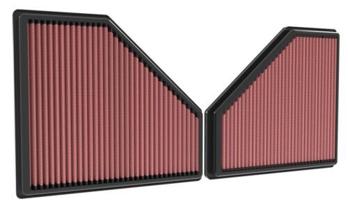 K&N 33-3171 Hi-Flow Air Intake Drop In Filters for 2021-2023 BMW M3 M4 - Picture 2 of 4