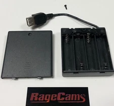 4aa USB Battery Holder Universal 5v-6v DC Power Pack For Gopro Samsung Iphone