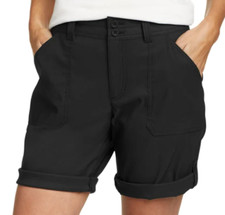 NEW Eddie Bauer Women's Lightweight Cargo Shorts Size 8