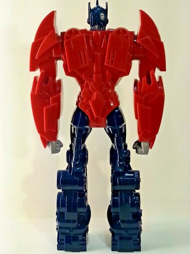 HASBRO TRANSFORMERS OPTIMUS PRIME Toy Hard Plastic Figure 11.5 Inch (VERY NICE) - Picture 2 of 3
