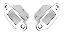 New 1967 - 1971 Ford Mustang Fastback Fold Down Seat Latch Covers Set Of 2 Pair