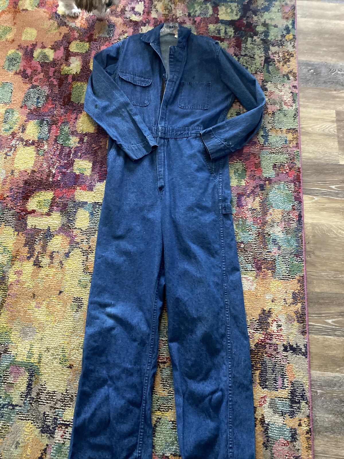 Vintage Wrangler Big Ben Denim Jean Coveralls USA Mens Size 42 long | eBay