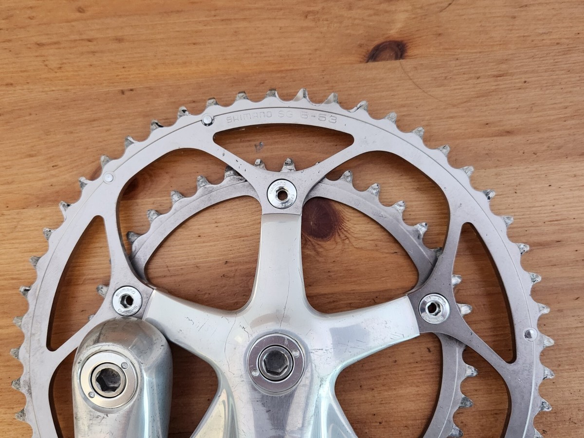 Shimano Dura Ace FC-7701 (7700) 172.5mm 53/39T 9 Speed Crankset | eBay