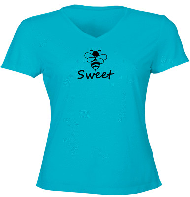 Bee Sweet Juniors Girls Women Teen Tee T-Shirt Honey Bee Kindness Motivational
