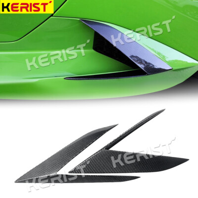 carbon fiber Car Side Splitters Lip Apron For Lamborghini Huracan LP600 LP610