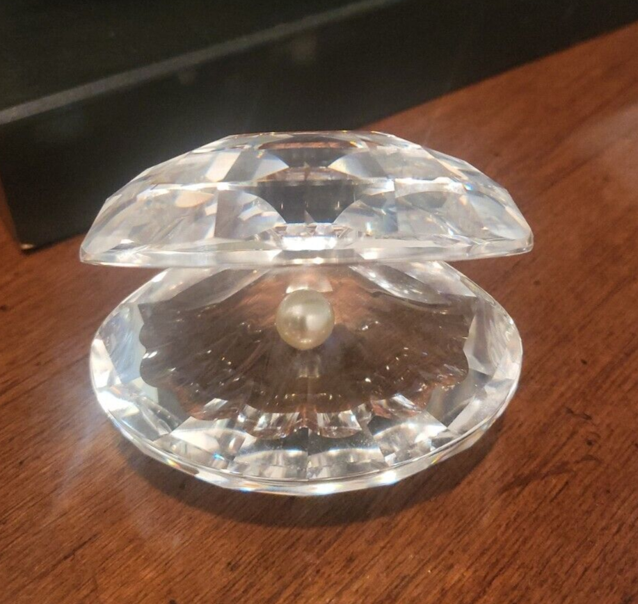 Swarovski Crystal 014389 Large Shell with Pearl- NO ORIGINAL BOX 