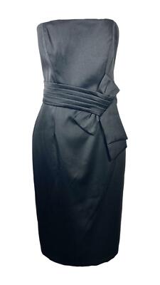 Neues schwarzes trägerloses Kleid UK 14 von M&CO