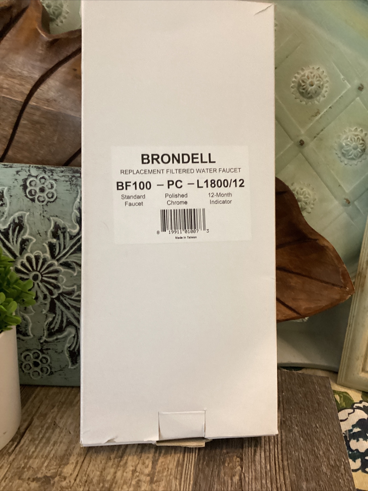 Brondell Water Filter Faucet BF100 BF100 Chrome LED Indicator