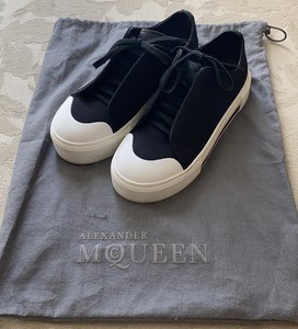 alexander mcqueen canvas sneakers