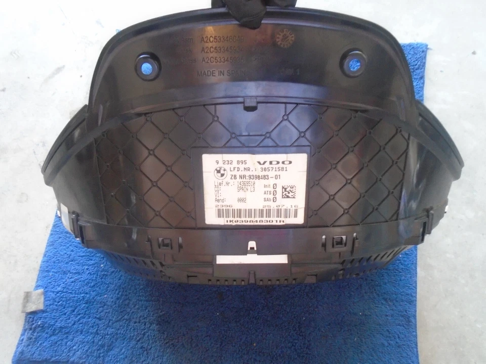 Cuadro de instrumentos velocímetro delantero BMW F30 328I N20 2012-2015 OEM 9232895 Foto 4 de 4