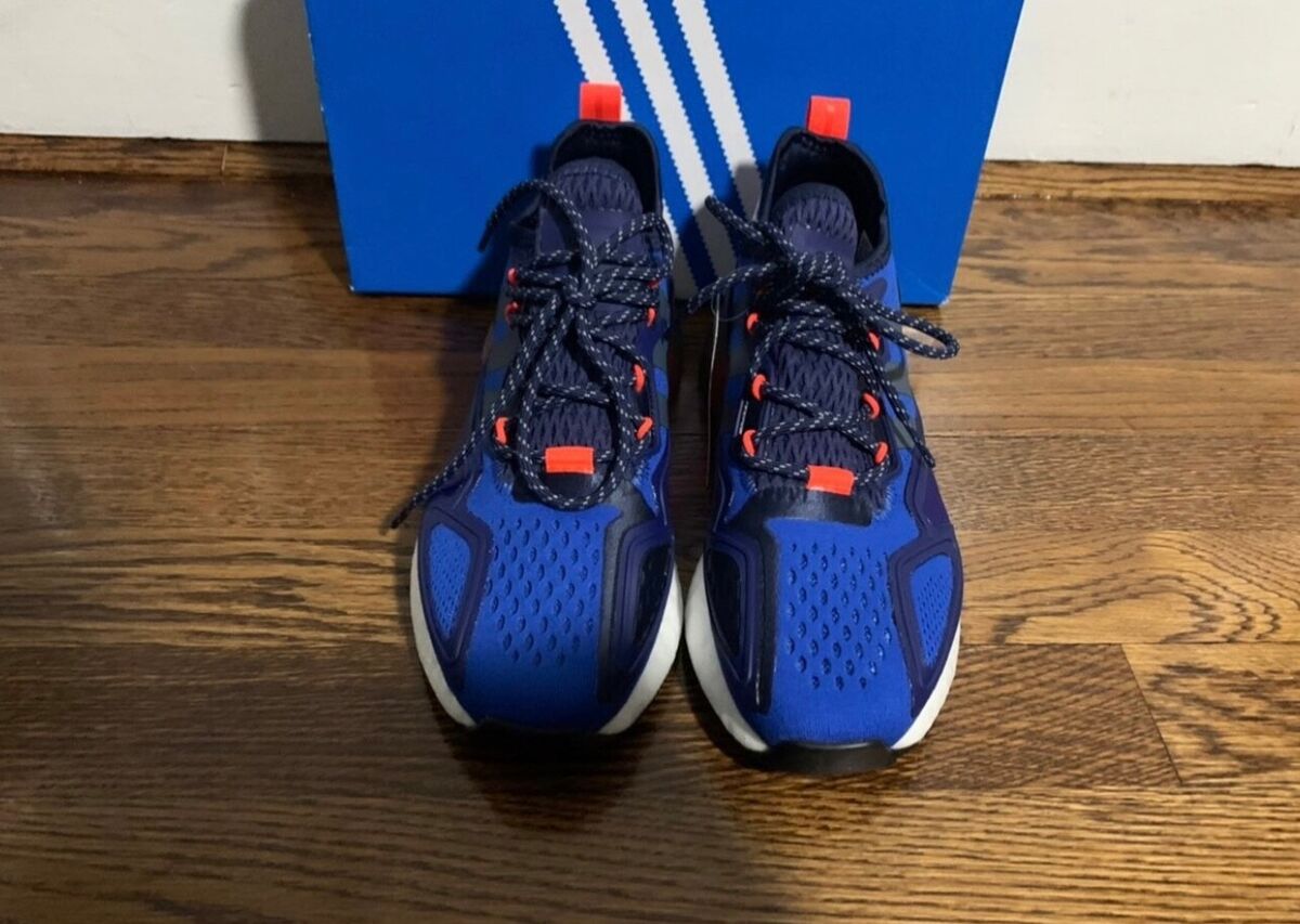 Adidas ZX 2K Boost Legacy Blue Tech Indigo Men's Mesh Adidas ZX 2K Boost Legacy Blue Tech Indigo Men's Mesh