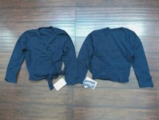 NWT Capezio CC850 Adult L / XL Navy Ballet Knit Wrap Dance Top
